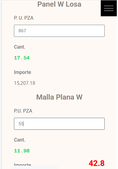 CALCULADOR W